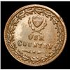 Image 3 : (1863) Our Country Civil War Token 1c Grades Select Unc BN