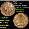 Image 1 : 1904 Indian Cent 1c Grades GEM Unc BN