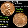 Image 1 : 1925-p Lincoln Cent 1c Grades GEM+ Unc RB