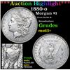 Image 1 : ***Auction Highlight*** 1880-o Morgan Dollar $1 Graded Select+ Unc By USCG (fc)