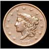Image 2 : 1837 Coronet Head Large Cent 1c Grades xf