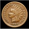 Image 2 : 1864 L Indian Cent 1c Grades f+