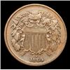 Image 2 : 1865 Two Cent Piece 2c Grades Select AU