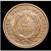 Image 3 : 1865 Two Cent Piece 2c Grades Select AU