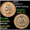 Image 1 : 1902 Indian Cent 1c Grades Select+ Unc BN