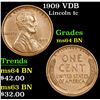 Image 1 : 1909 VDB Lincoln Cent 1c Grades Choice Unc BN