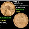Image 1 : 1928-p Lincoln Cent 1c Grades vf++