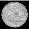 Image 3 : 1877-p Seated Liberty Quarter 25c Grades Unc Details