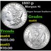 Image 1 : 1897-p Morgan Dollar $1 Grades Choice Unc