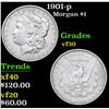 Image 1 : 1901-p Morgan Dollar $1 Grades vf++