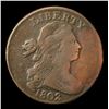 Image 2 : ***Auction Highlight*** 1802 Draped Bust Large Cent 1c Graded vf++ By USCG (fc)