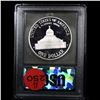 Image 3 : 2000-p Library of Congress Modern Commem Dollar $1 Graded GEM++ Proof Deep Cameo By USCG