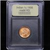 Image 4 : ***Auction Highlight*** 1906 Indian Cent 1c Graded GEM+ Unc RD By USCG (fc)
