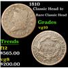 Image 1 : 1810 Classic Head Large Cent 1c Grades vg+