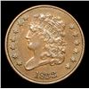 Image 2 : 1833 Classic Head half cent 1/2c Grades Choice AU/BU Slider