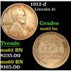 Image 1 : 1912-d Lincoln Cent 1c Grades Select Unc BN