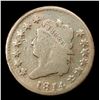 Image 2 : 1814 Classic Head Large Cent 1c Grades vg, very good