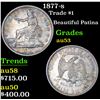 Image 1 : 1877-s Trade Dollar $1 Grades Select AU