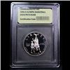 Image 2 : 1995-s Olympics Basketball Modern Commem Half Dollar 50c Graded GEM++ Proof Deep Cameo By USCG
