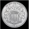 Image 2 : 1883 Shield Nickel 5c Grades Choice Unc