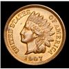 Image 2 : 1907 Indian Cent 1c Grades Choice+ Unc RB