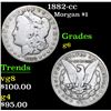 Image 1 : 1882-cc Morgan Dollar $1 Grades g+