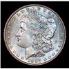 Image 2 : 1897-p Rainbow Toned Morgan Dollar $1 Grades Choice+ Unc