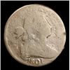 Image 2 : 1801 Draped Bust Large Cent 1c Grades g+