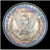 Image 3 : 1885-p Rainbow Toned Morgan Dollar $1 Grades Choice+ Unc