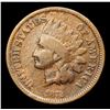 Image 2 : 1872 Indian Cent 1c Grades f+