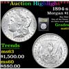 Image 1 : ***Auction Highlight*** 1894-s Morgan Dollar $1 Graded Select Unc By USCG (fc)