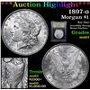 Image 1 : ***Auction Highlight*** 1897-o Morgan Dollar $1 Graded Select Unc By USCG (fc)