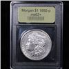 Image 4 : ***Auction Highlight*** 1892-p Morgan Dollar $1 Graded Select+ Unc By USCG (fc)