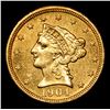 Image 2 : ***Auction Highlight*** 1904-p Gold Liberty Quarter Eagle $2 1/2 Graded Select Unc PL By USCG (fc)