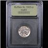 Image 4 : ***Auction Highlight*** 1923-p Buffalo Nickel 5c Graded GEM Unc By USCG (fc)