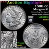 Image 1 : ***Auction Highlight*** 1890-cc Morgan Dollar $1 Graded Select Unc By USCG (fc)
