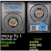 Image 1 : PCGS 1913-p Ty I Buffalo Nickel 5c Graded Choice AU By PCGS