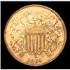 Image 2 : 1864 Two Cent Piece 2c Grades Choice AU/BU Slider