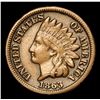 Image 2 : 1863 Indian Cent 1c Grades xf