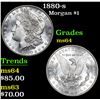 Image 1 : 1880-s Morgan Dollar $1 Grades Choice Unc