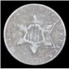 Image 2 : 1856 Three Cent Silver 3cs Grades f+