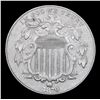 Image 2 : 1870 Shield Nickel 5c Grades xf