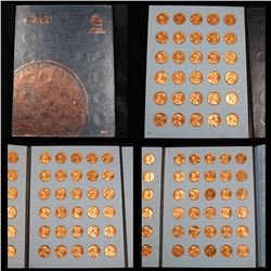 Lincoln cent book 1961-2000 complete set 90 coins . .