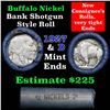 Image 1 : Buffalo Nickel Shotgun Roll in Old Bank Style Wrapper 1927 & d Mint Ends (fc)