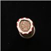 Image 2 : Mixed small cents 1c orig shotgun roll, 1899 Indian Cent, 1858 Flying Eagle Cent other end