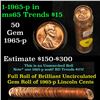 Image 1 : Full roll of 1965-p Lincoln Cents 1c Uncirculated Condition