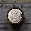 Image 2 : ***Auction Highlight*** Full Morgan/Peace silver dollar roll $20, 1886 & 1879 ends Mixed dates  (fc)