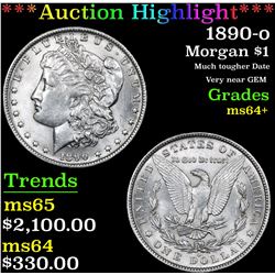 ***Auction Highlight*** 1890-o Morgan Dollar $1 Graded Choice+ Unc By USCG (fc)