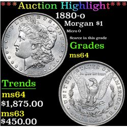 ***Auction Highlight*** 1880-o Morgan Dollar $1 Graded Choice Unc By USCG (fc)