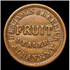Image 2 : 1863 Benjamin & Herrick Civil War Token 1c Grades Select Unc BN